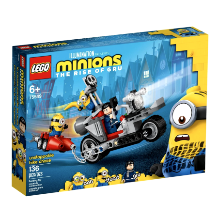 LEGO Minions 75549 Niepowstrzymany motocykl ucieka